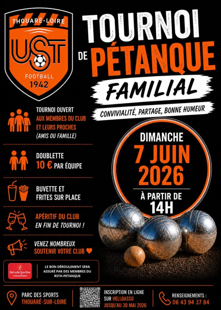 Tournoi de pétanque 2026
