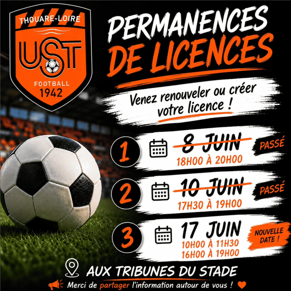Permances Licences 2026-2027 modifiée